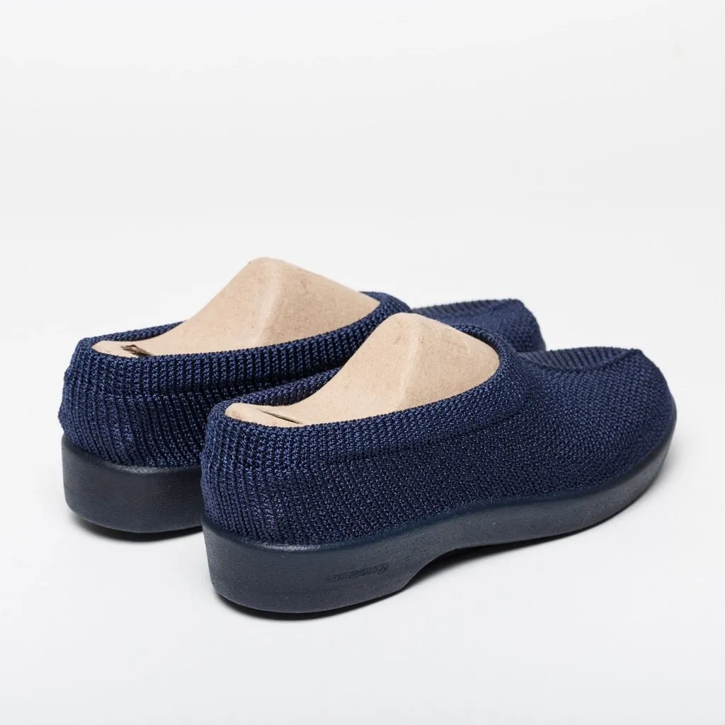 Almada Navy Slip Ons