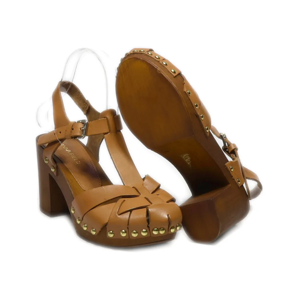 Anna Field Platform Sandals Leather Brown Colour For Women