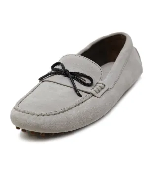 Brunello Cucinelli Grey Suede Loafers sz 8