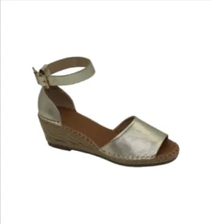 Human Helene Wedge Washed Gold
