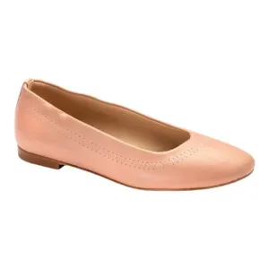 L06 - Pink Soft Leather Flats for Teen/Women by Manuela de Juan