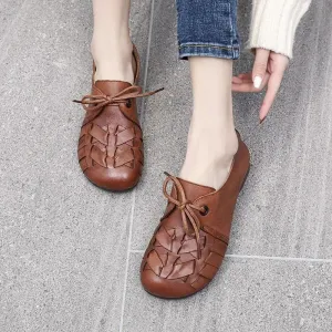 Lace Up Oxford Flats For Women