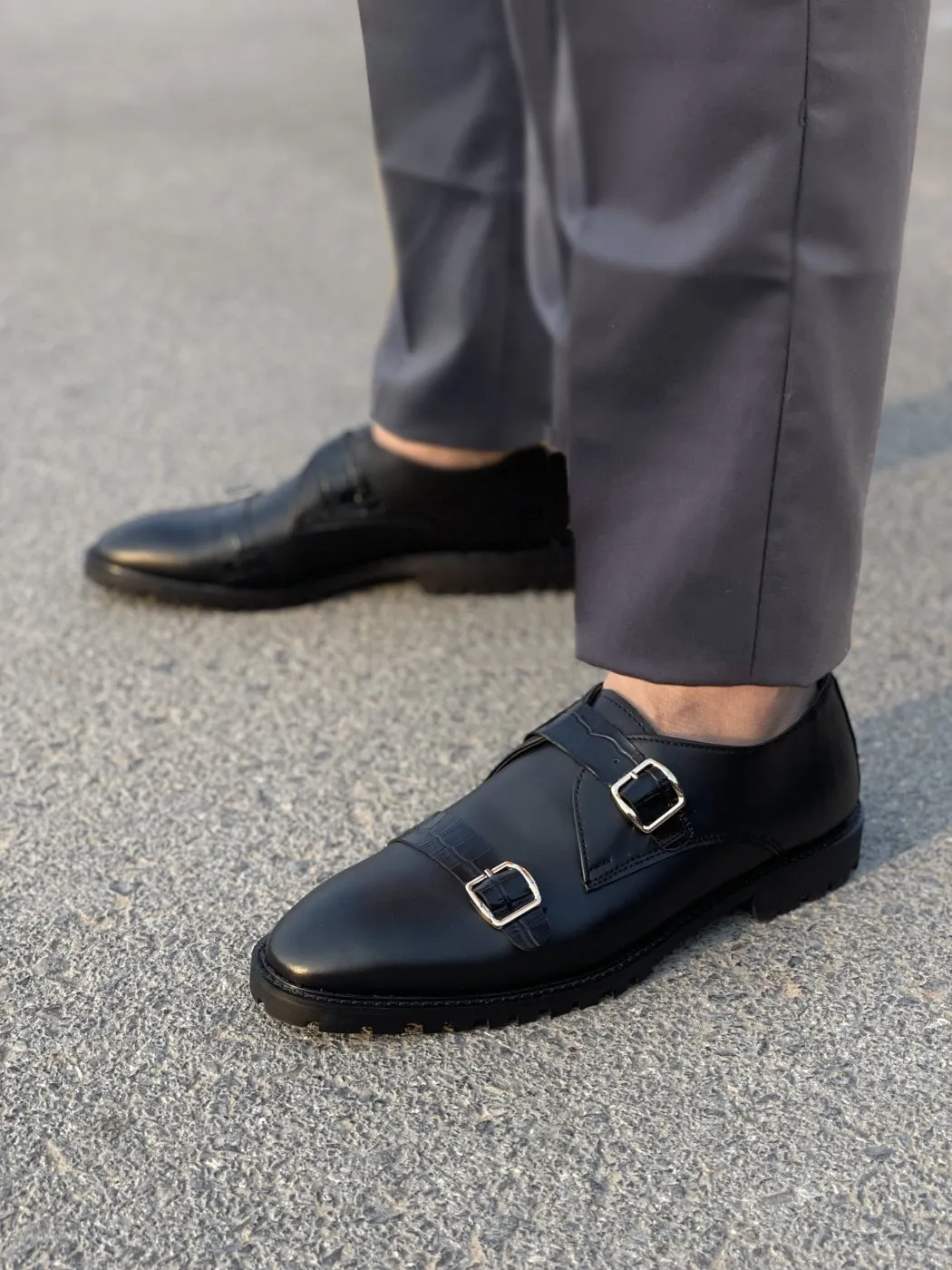 LS PURE LEATHER Cavalor CHUNKY LOAFERS LS-536