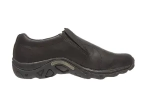 Merrell Men's Jungle Moc Slip Ons- Black Leather