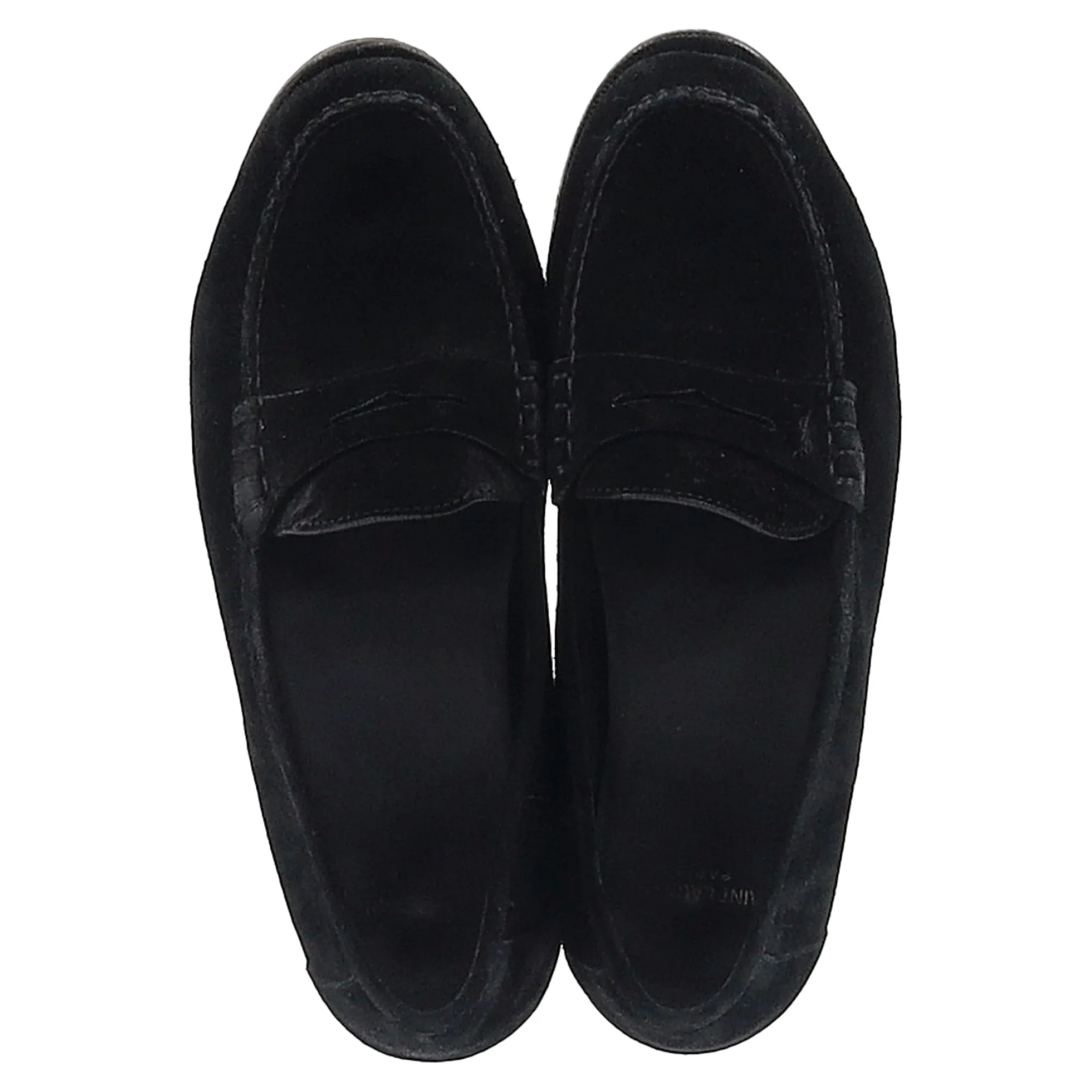 Saint Laurent Penny Loafers in Black Suede