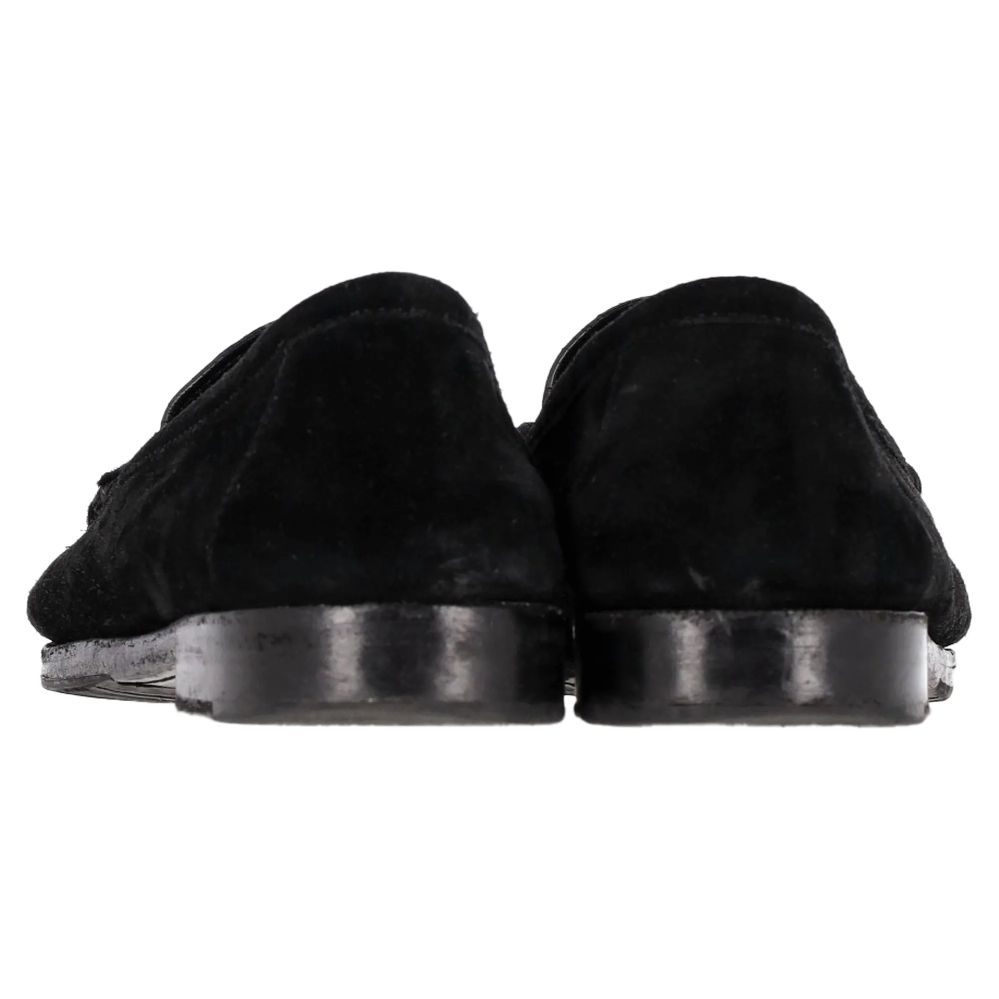 Saint Laurent Penny Loafers in Black Suede