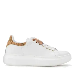 Scarpe Donna 1A Classe Alviero Martini Sneakers in Pelle Bianca 0411