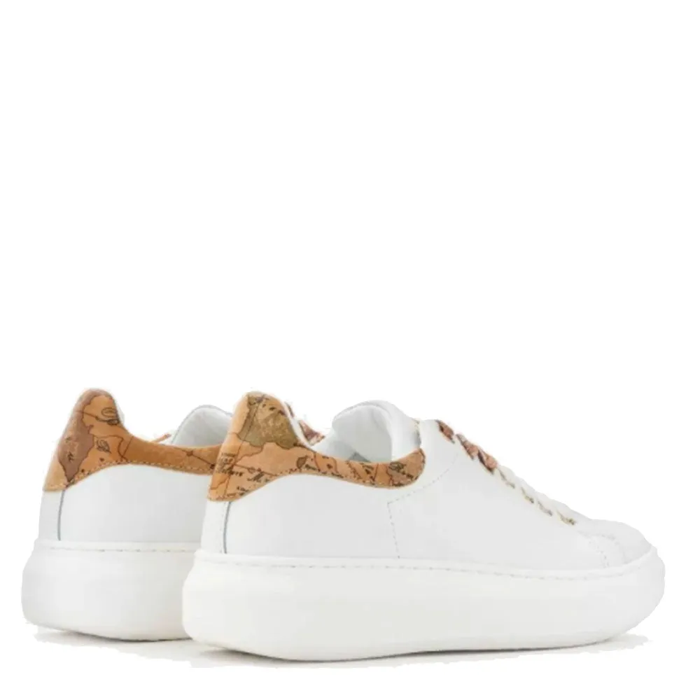 Scarpe Donna 1A Classe Alviero Martini Sneakers in Pelle Bianca 0411