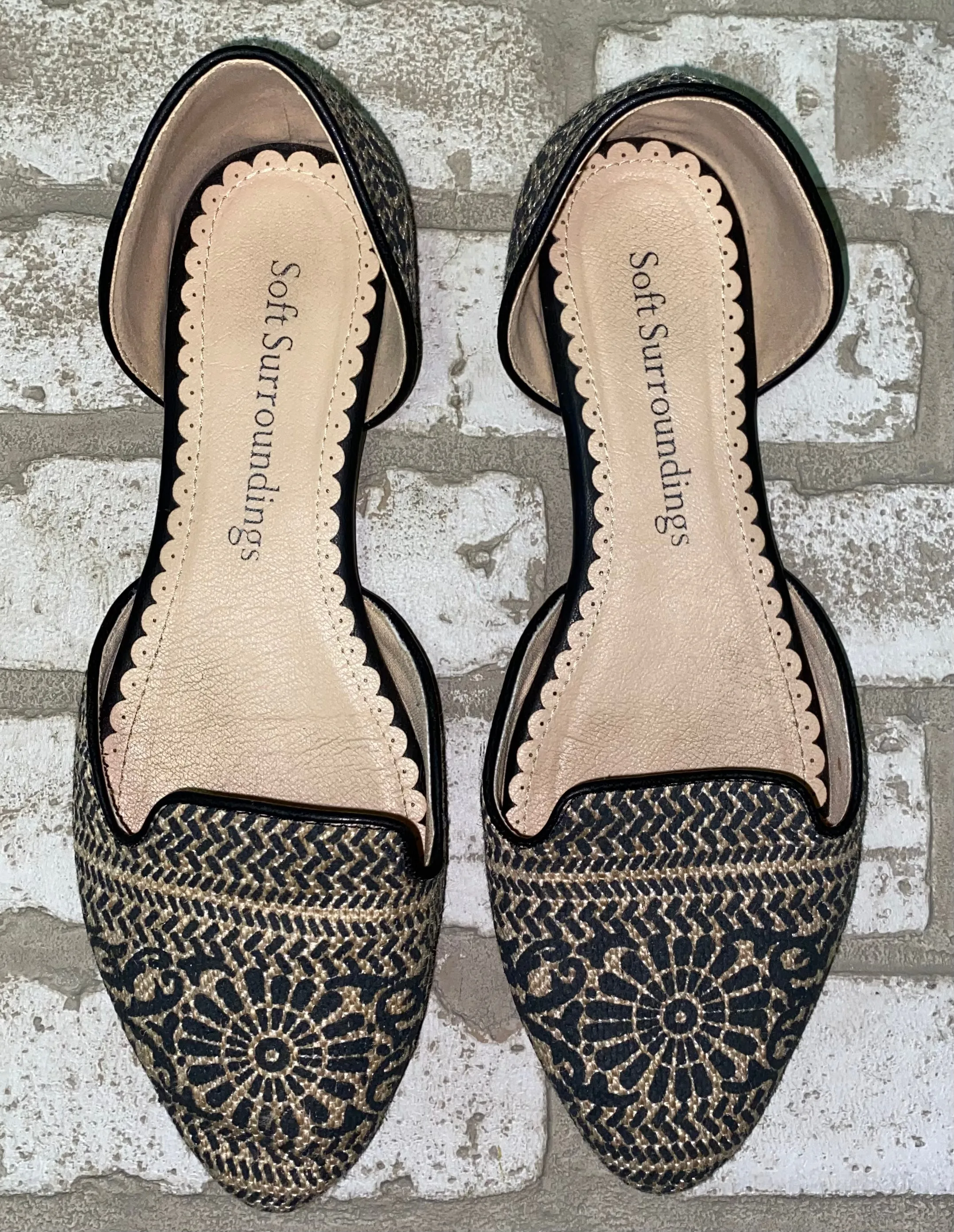 Soft Surroundings Boho Flats- (Size 8.5)