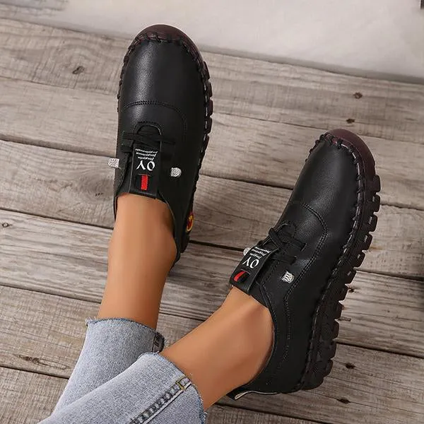 Women's Comfort Soft Sole Lace-up Flats 22919433C