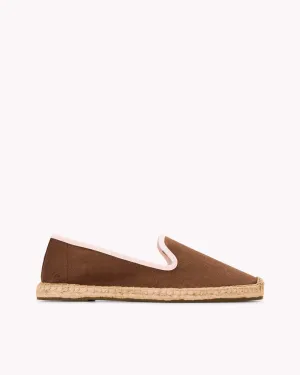 Womens_Espadrilles_The Smoking_Linen Colors_Brown - Light Pink